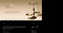 Desktop Screenshot of paulstrausslaw.com