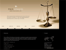 Tablet Screenshot of paulstrausslaw.com